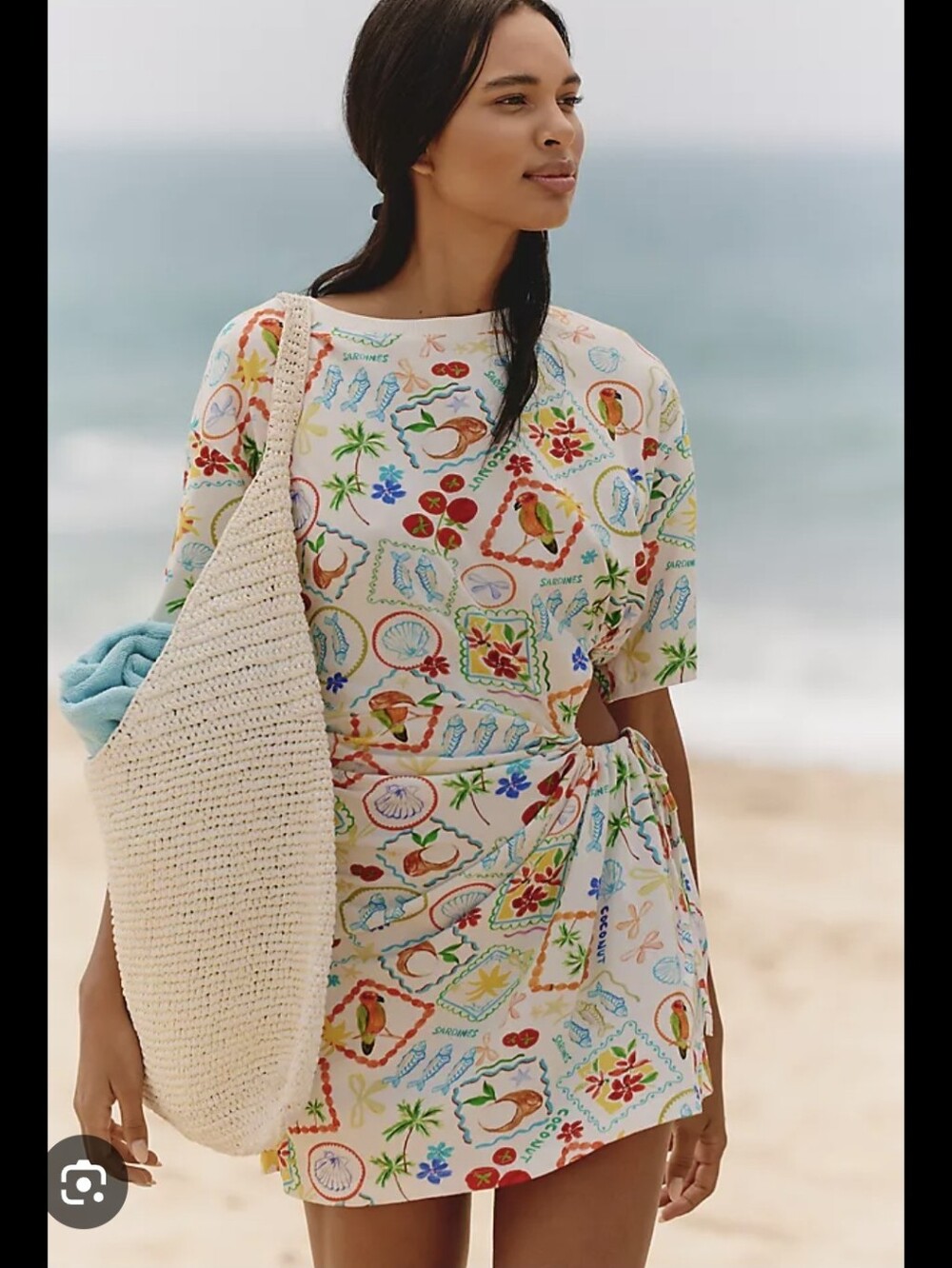 NWT★ Anthropologie Side Tie Summer Dress / XL